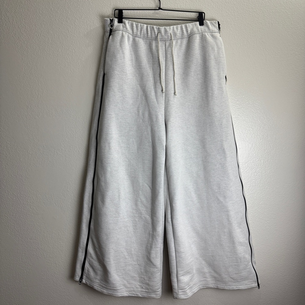 Nike Vintage Flared Fleece Sweatpants Full Zip Warm Up Size XL CK7920-072